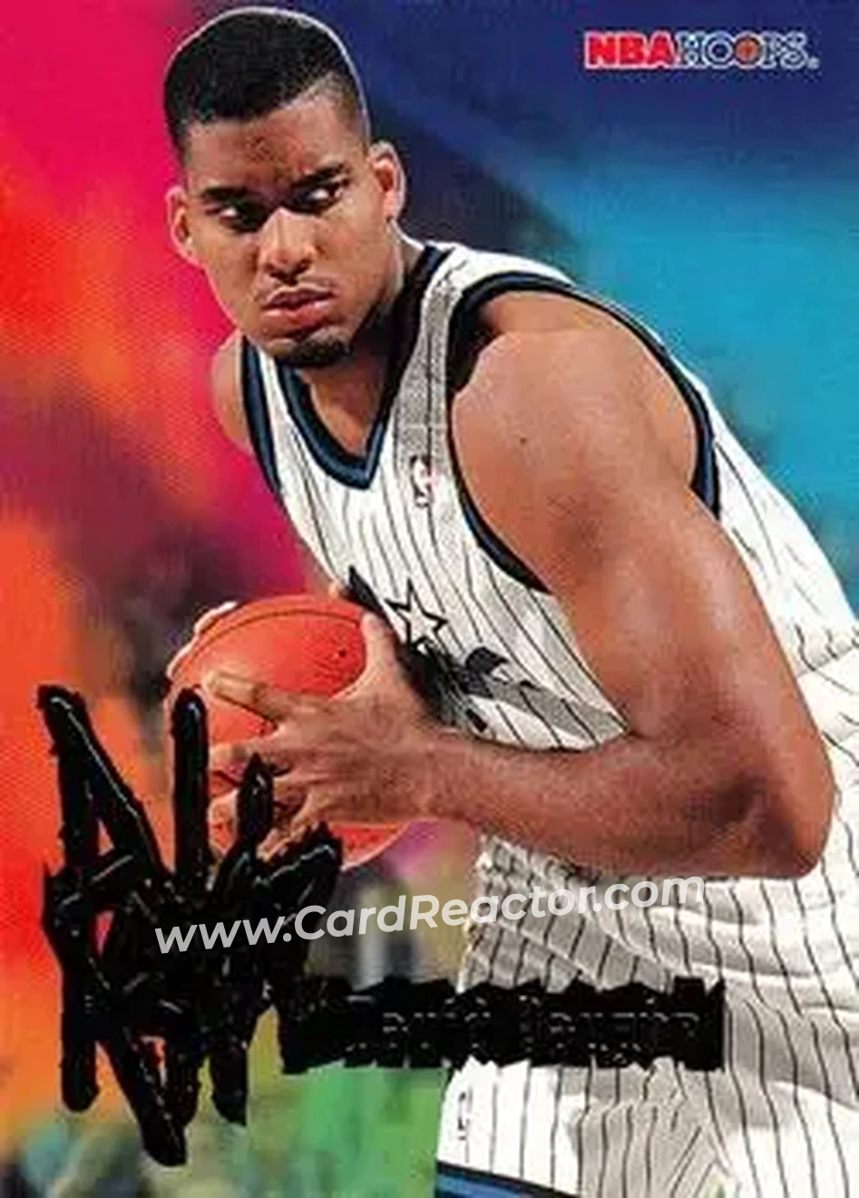 1995-96 Hoops #274 - David Vaughn - Orlando Magic - Front 1995-96 Hoops #274 - David Vaughn - Orlando Magic - Front
