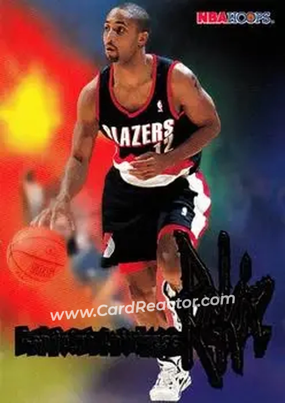 1995-96 Hoops #278 - Randolph Childress - Portland Trail Blazers - Front