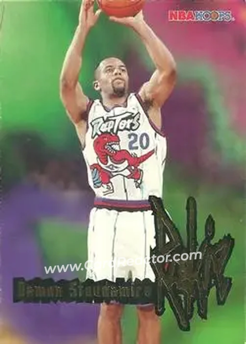1995-96 Hoops #286 - Damon Stoudamire - Toronto Raptors - Front
