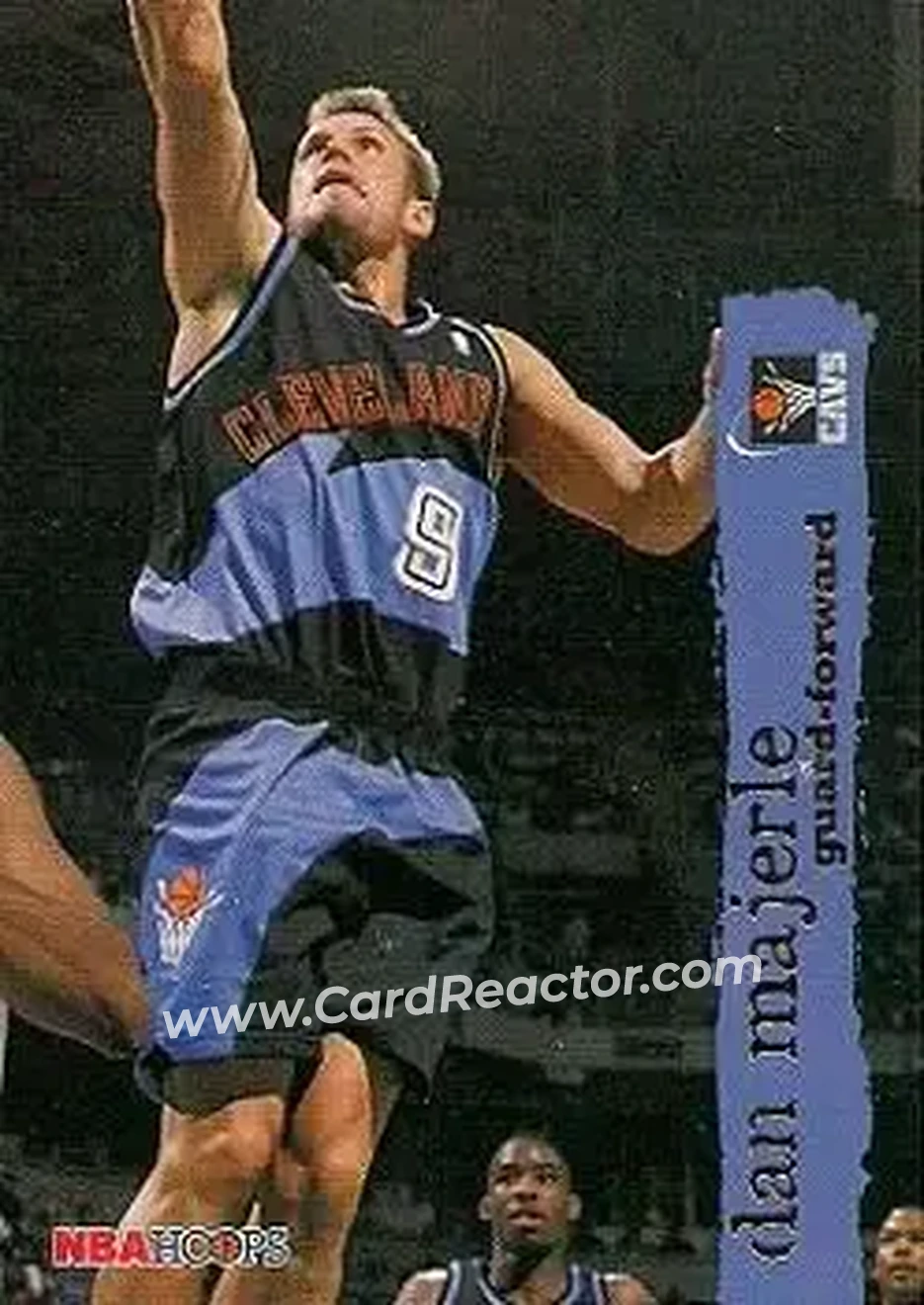 1995-96 Hoops #299 - Dan Majerle - Cleveland Cavaliers - Front