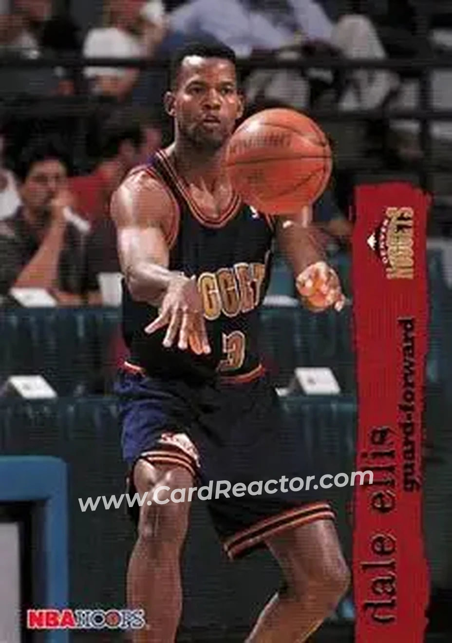1995-96 Hoops #301 - Dale Ellis - Denver Nuggets - Front