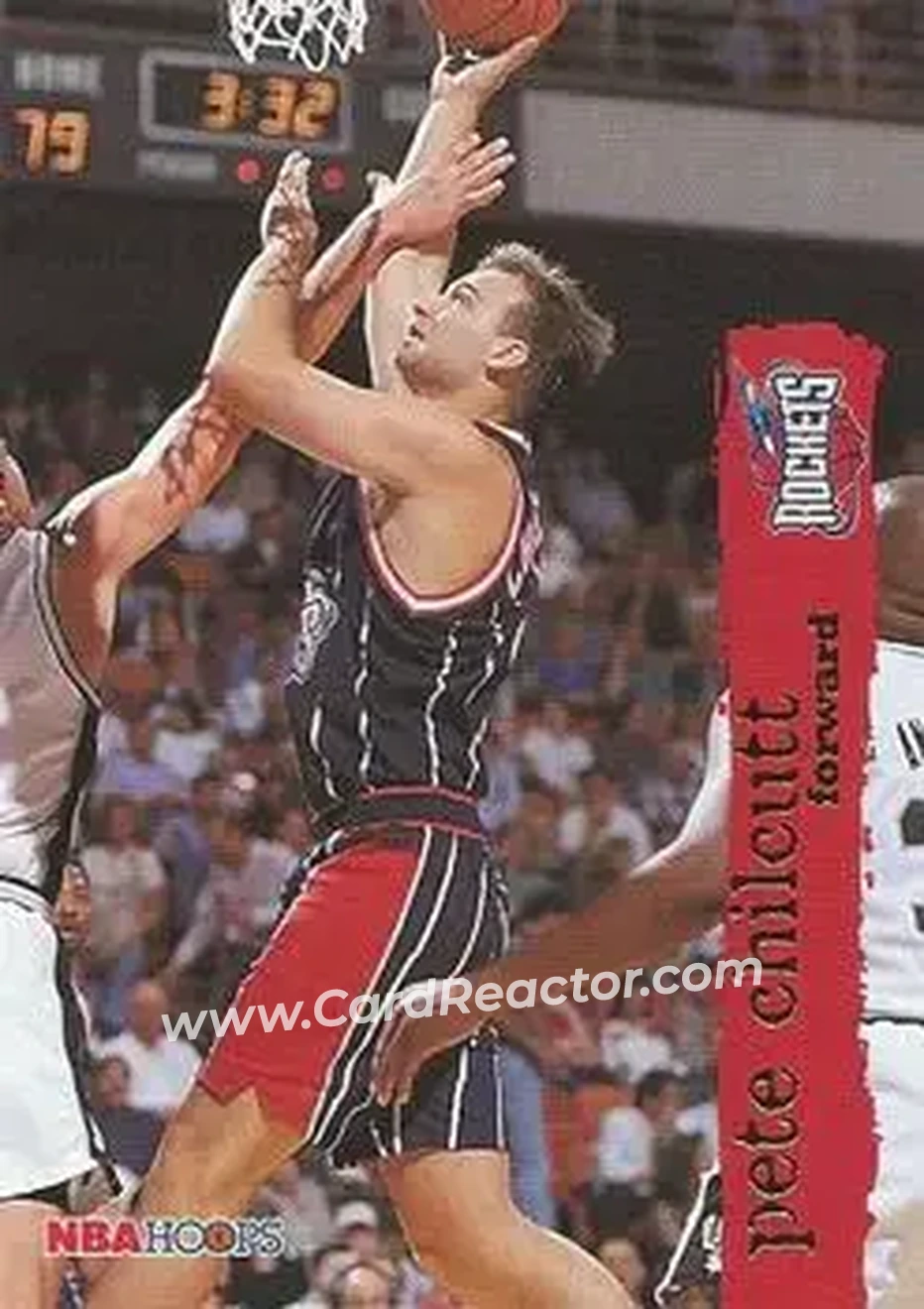 1995-96 Hoops #305 - Pete Chilcutt - Houston Rockets - Front 1995-96 Hoops #305 - Pete Chilcutt - Houston Rockets - Front