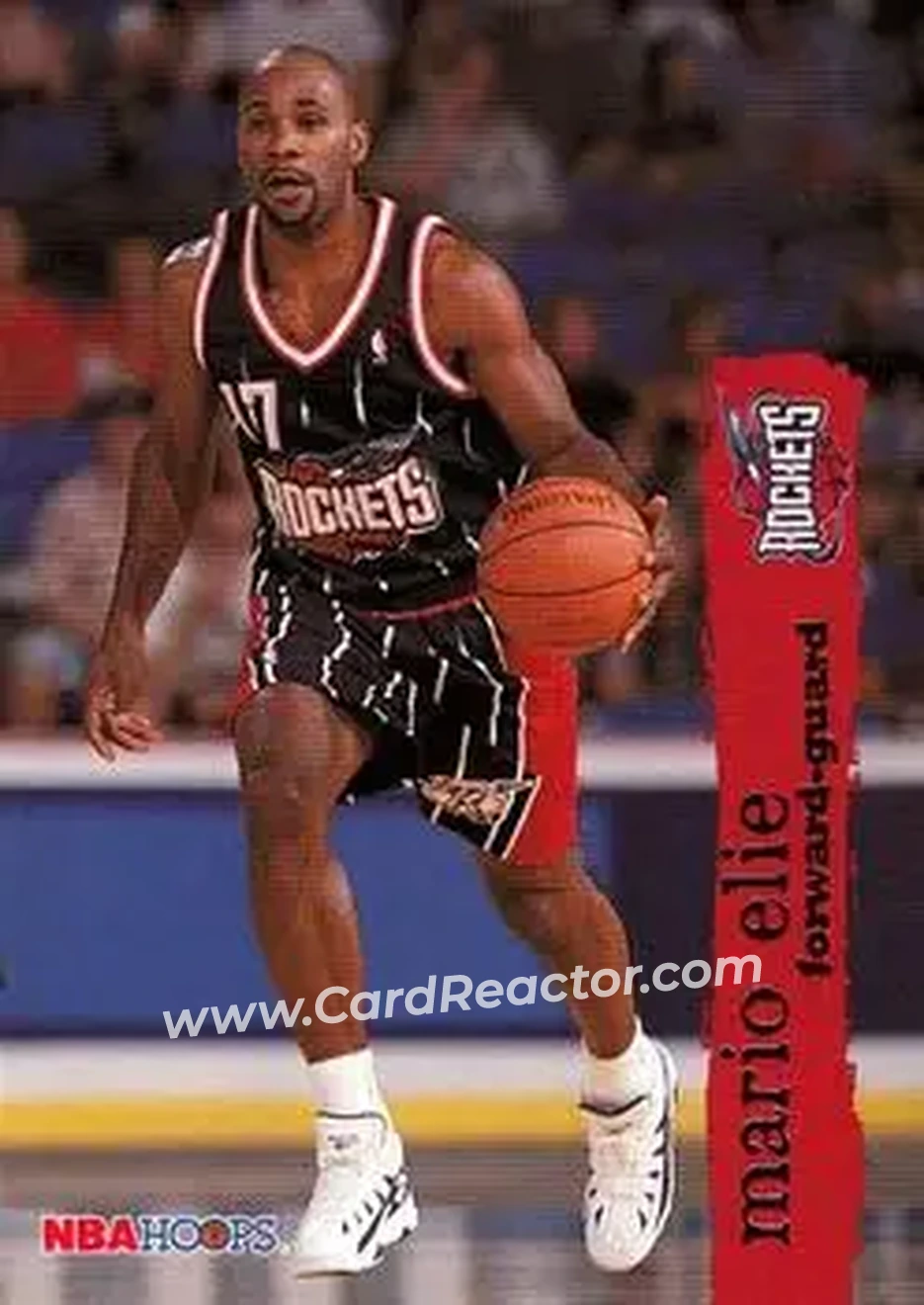 1995-96 Hoops #306 - Mario Elie - Houston Rockets - Front