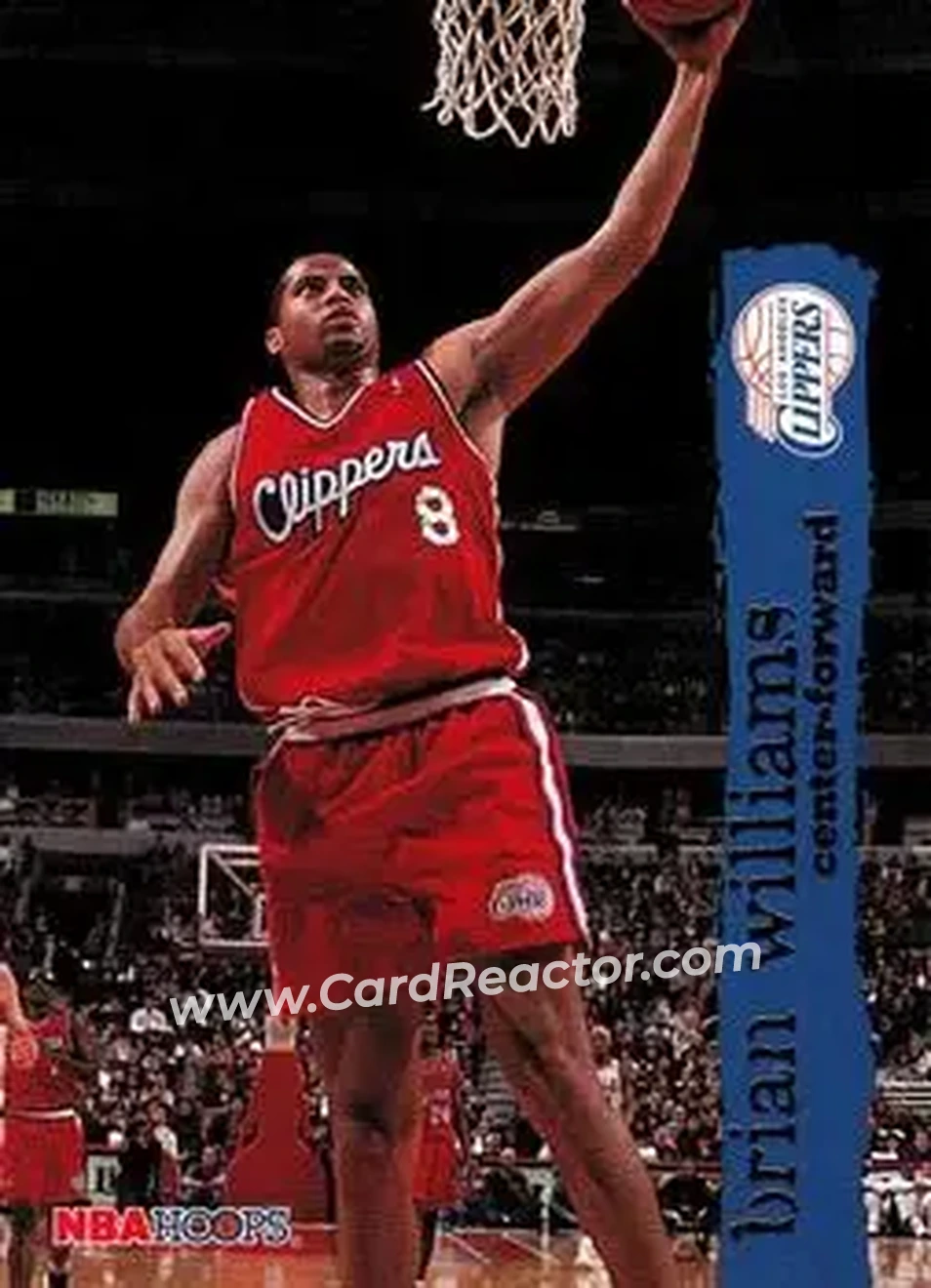 1995-96 Hoops #310 - Bison Dele - Los Angeles Clippers - Front
