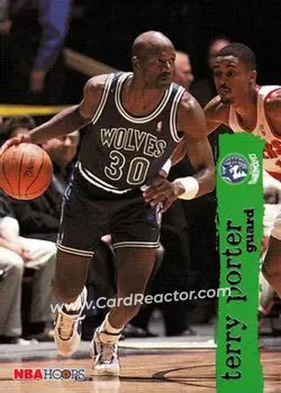 1995-96 Hoops #315 - Terry Porter - Minnesota Timberwolves - Front