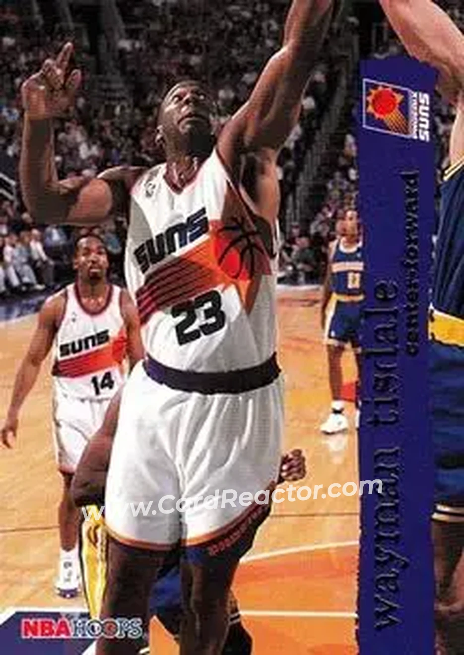 1995-96 Hoops #323 - Wayman Tisdale - Phoenix Suns - Front