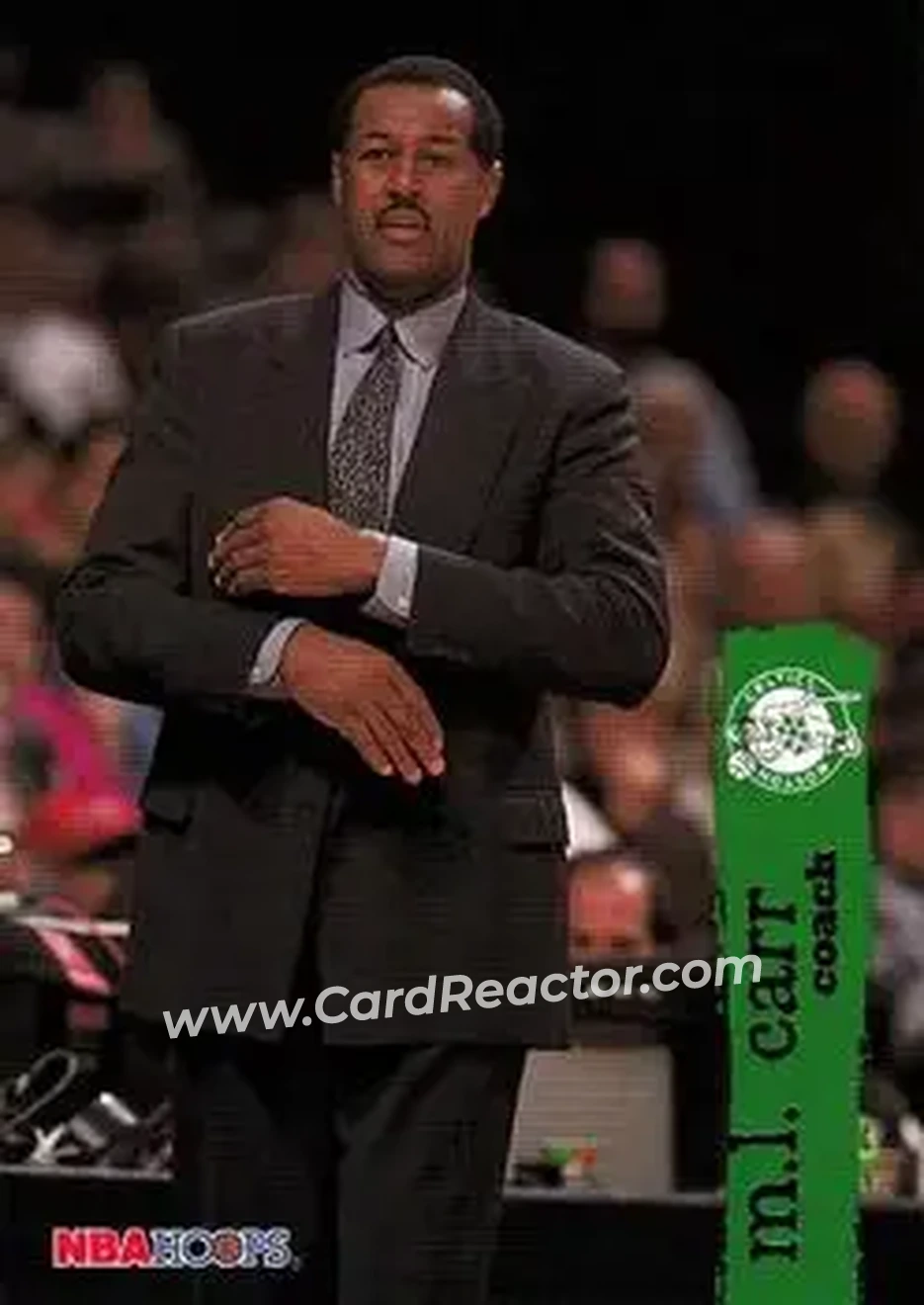 1995-96 Hoops #334 - M.L. Carr - Boston Celtics - Front