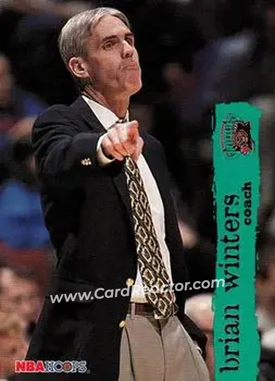1995-96 Hoops #337 - Brian Winters - Vancouver Grizzlies - Front 1995-96 Hoops #337 - Brian Winters - Vancouver Grizzlies - Front