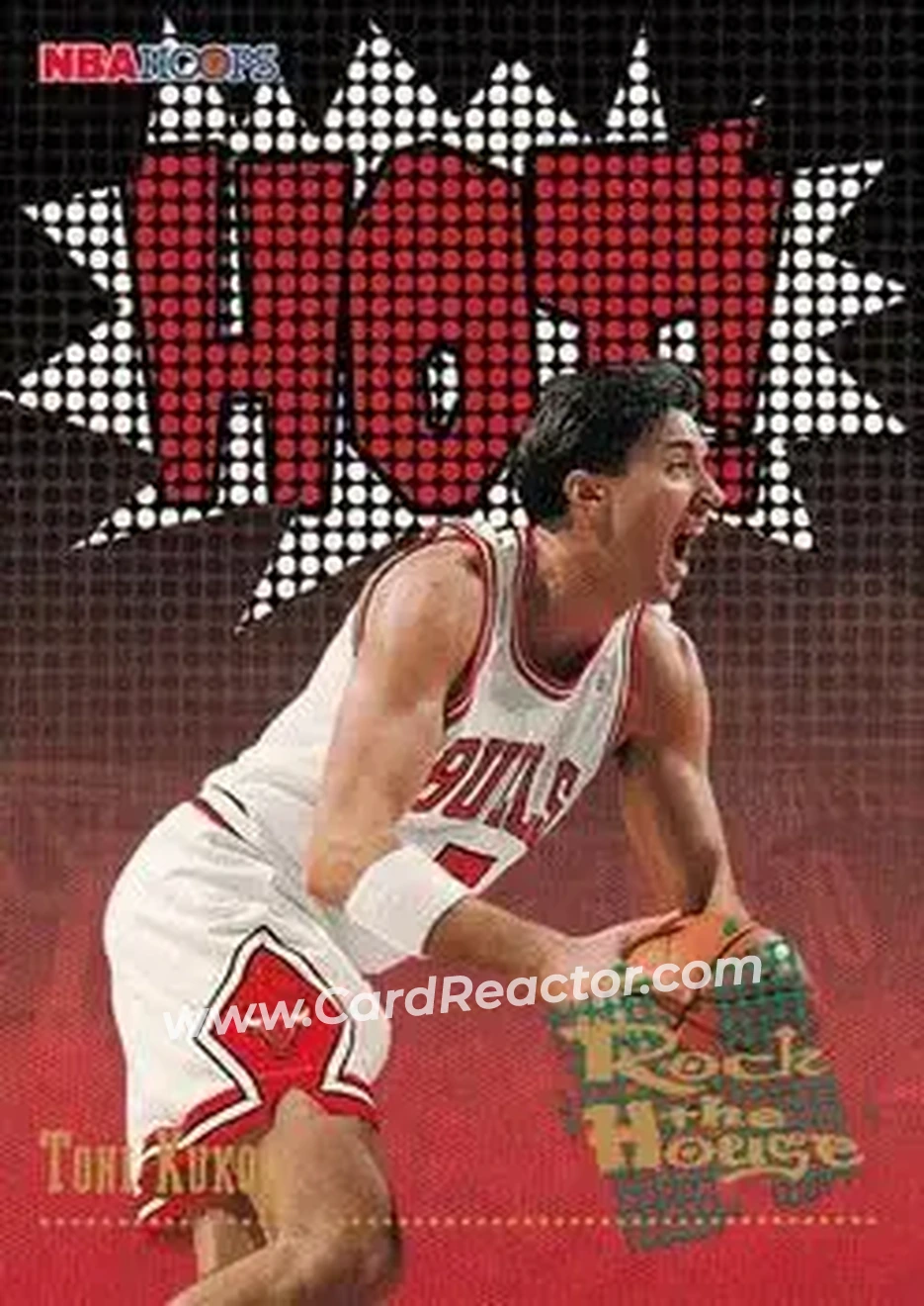 1995-96 Hoops #375 - Toni Kukoc - Chicago Bulls - Front