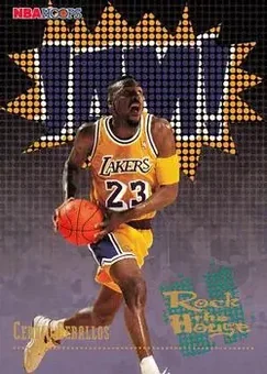 1995-96 Hoops #381 - Cedric Ceballos - Los Angeles Lakers
