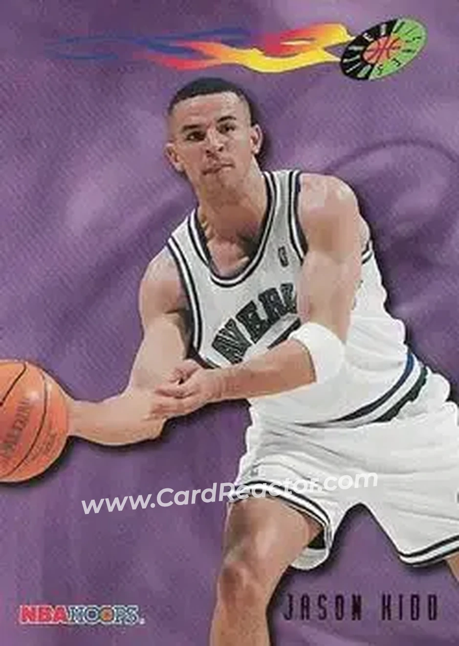 1995-96 Hoops #390 - Jason Kidd - Dallas Mavericks - Front
