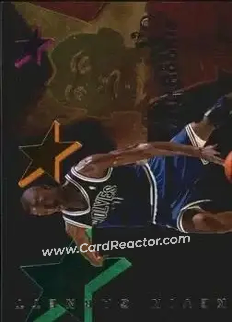 1995-96 Hoops - Grant's All-Rookies #AR6 - Kevin Garnett - Minnesota Timberwolves - Front