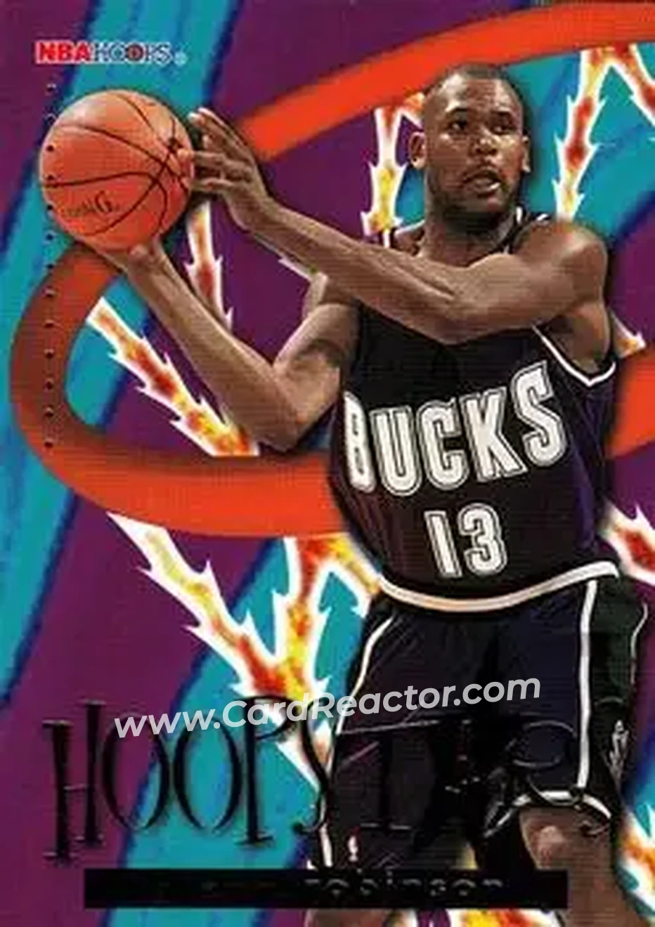 1995-96 Hoops - Hoopstars #HS6 - Glenn Robinson - Milwaukee Bucks - Front