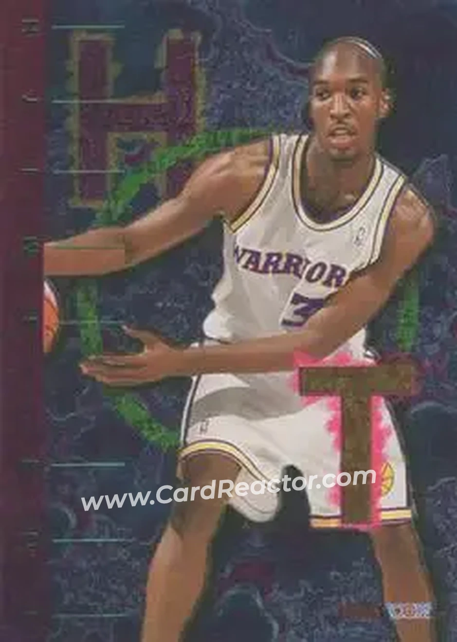 1995-96 Hoops - Hot List #5 - Joe Smith - Golden State Warriors - Front