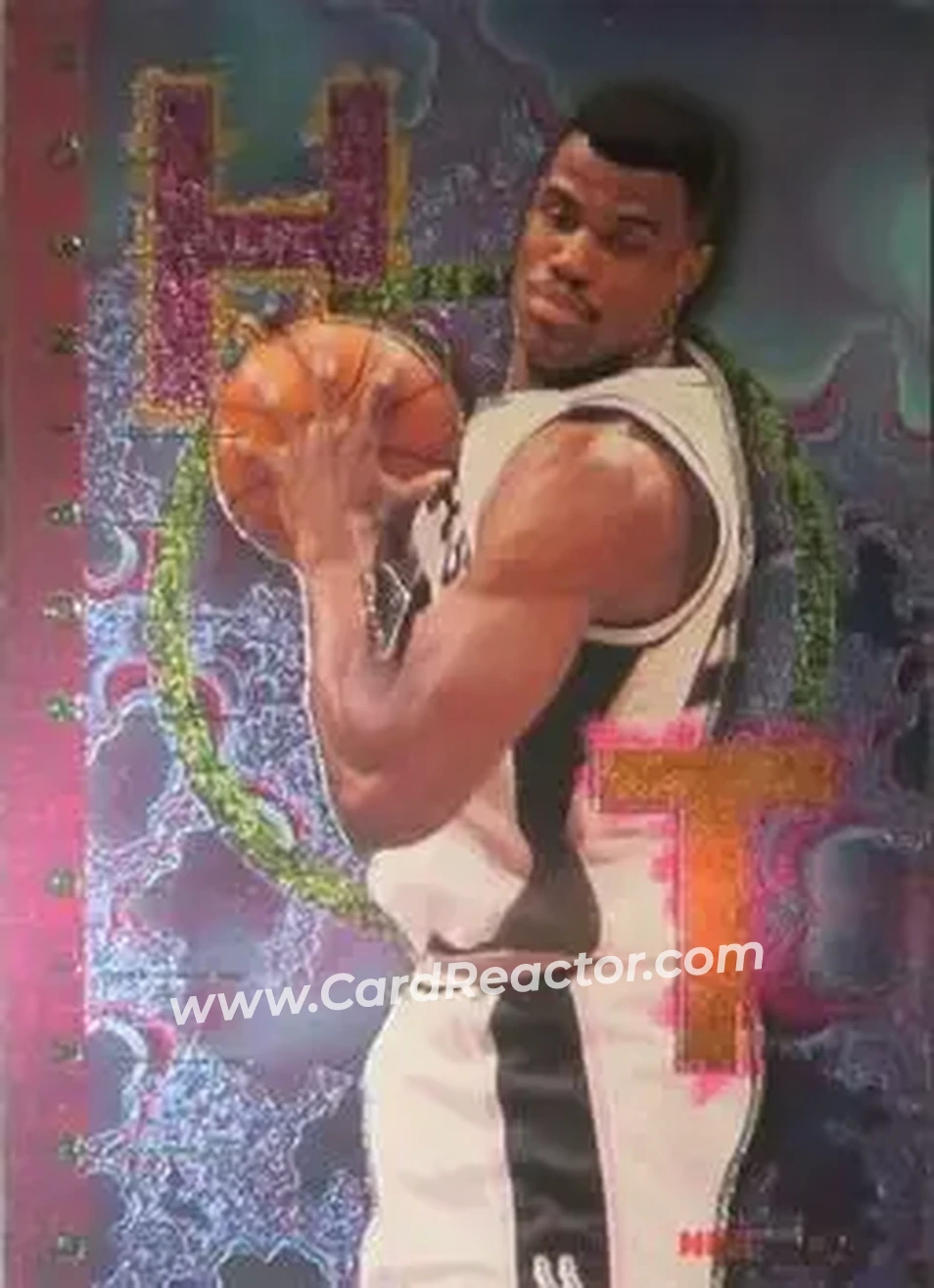 1995-96 Hoops - Hot List #10 - David Robinson - San Antonio Spurs - Front