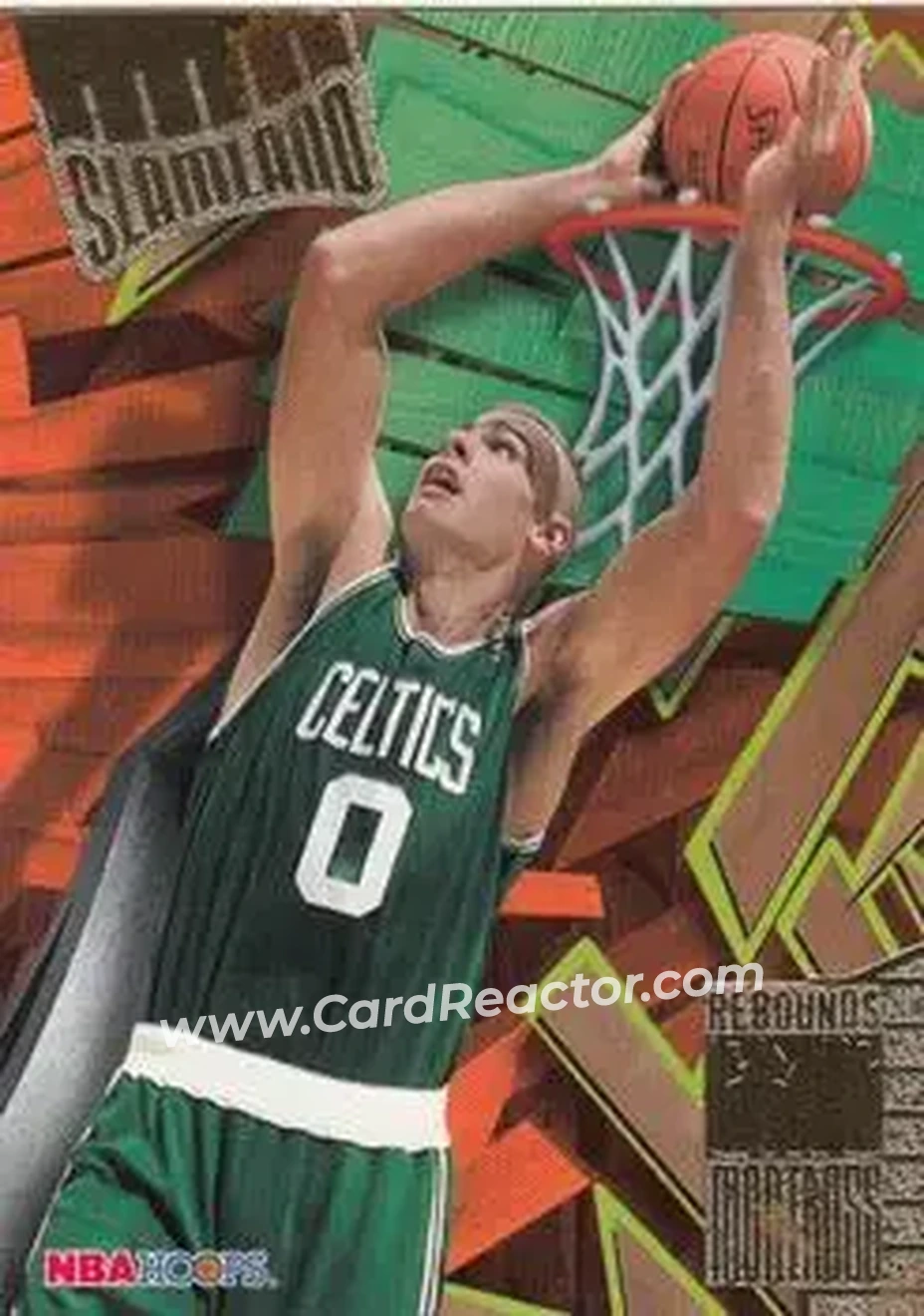 1995-96 Hoops - Slamland #SL3 - Eric Montross - Boston Celtics - Front
