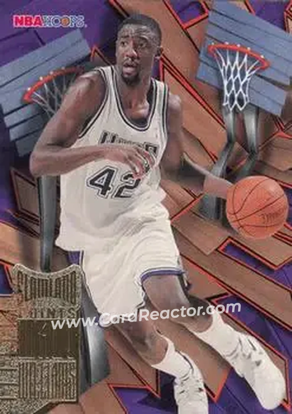1995-96 Hoops - Slamland #SL41 - Walt Williams - Sacramento Kings - Front