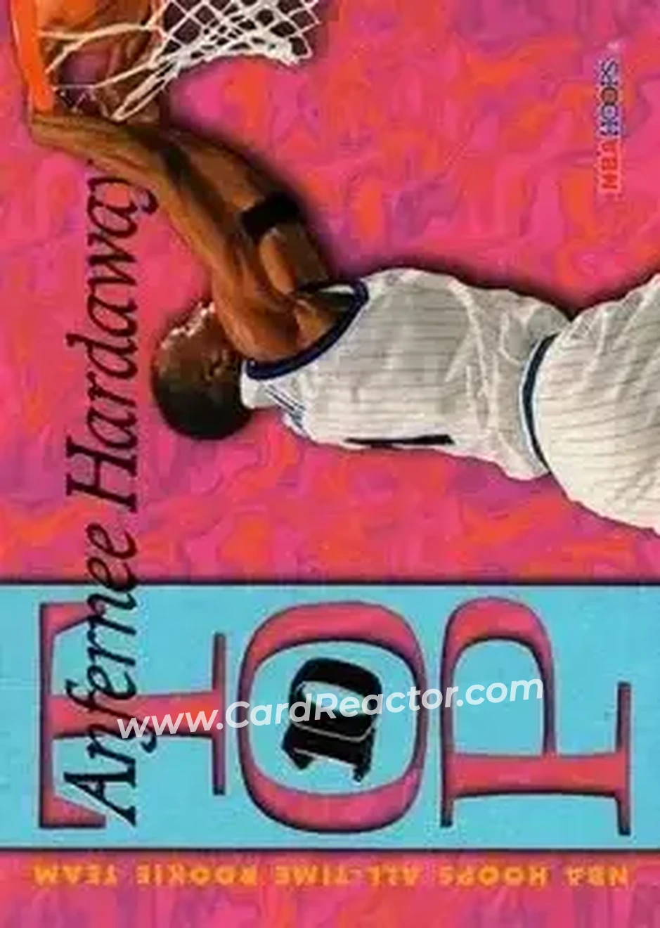 1995-96 Hoops - Top Ten #AR5 - Anfernee Hardaway - Orlando Magic - Front
