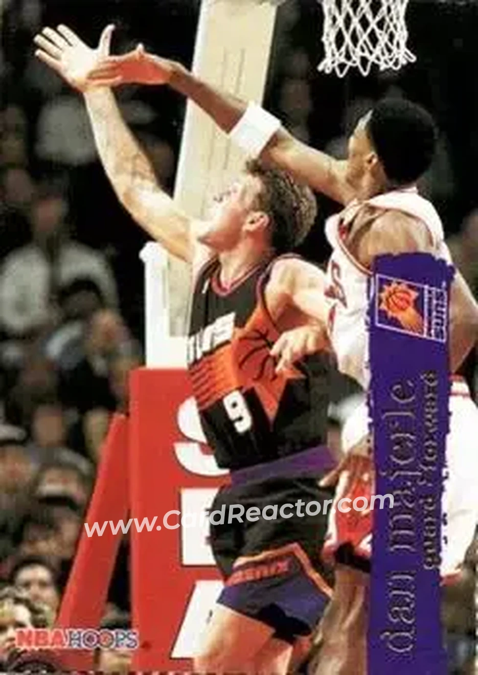 1995-96 Hoops - Series 1 Promo Singles #NNO - Dan Majerle - Phoenix Suns - Front