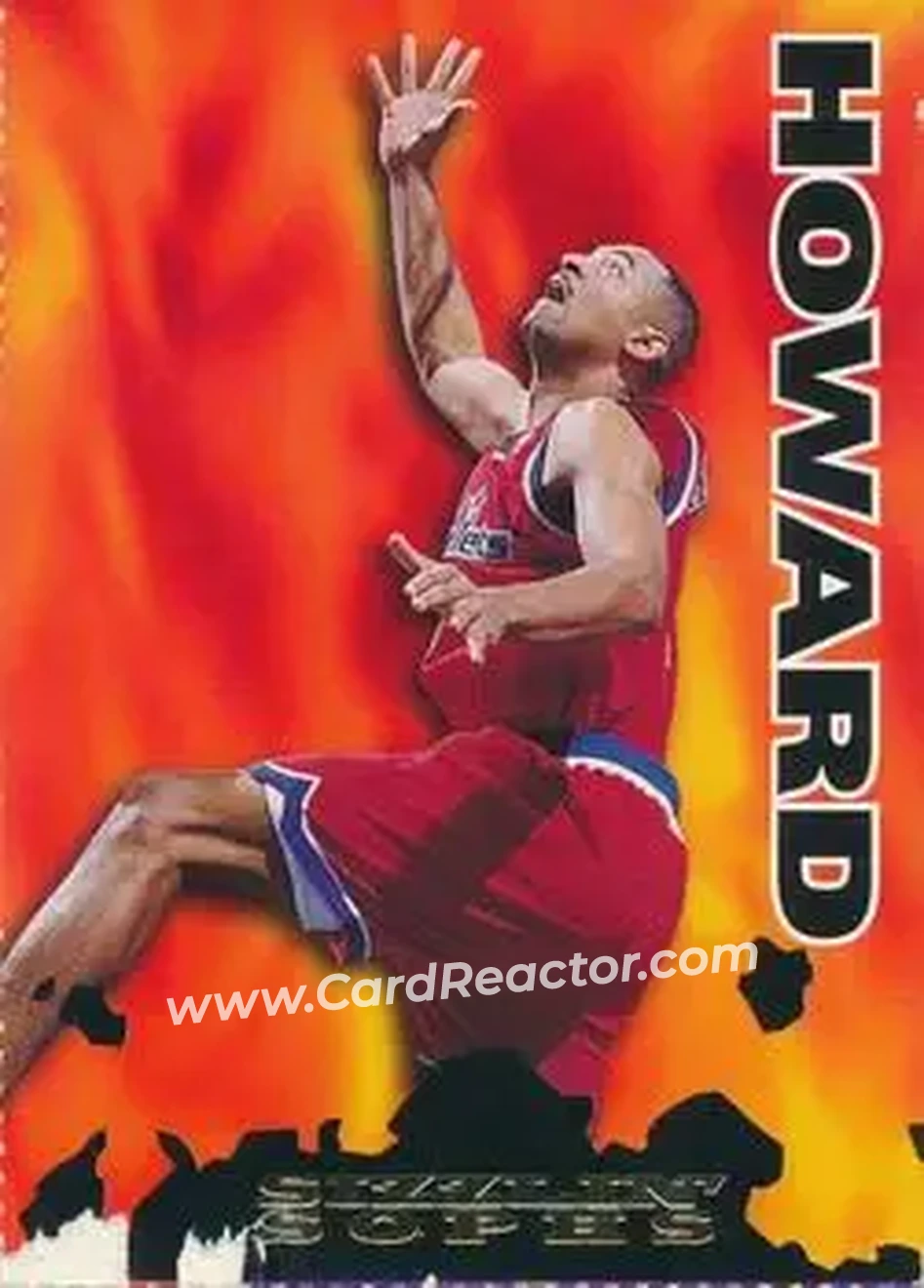 1995-96 Hoops - Series 1 Promo Singles #NNO - Juwan Howard - Washington Bullets - Front