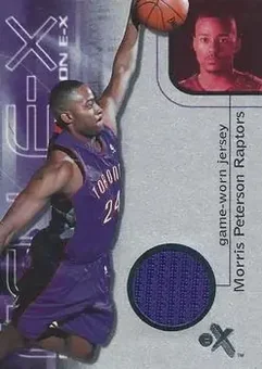 2000-01 E-X - Generation E-X Game Jerseys #NNO - Morris Peterson - Toronto Raptors