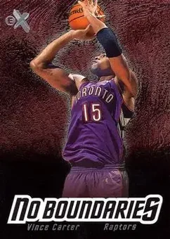 2000-01 E-X - No Boundaries #1 NB - Vince Carter - Toronto Raptors