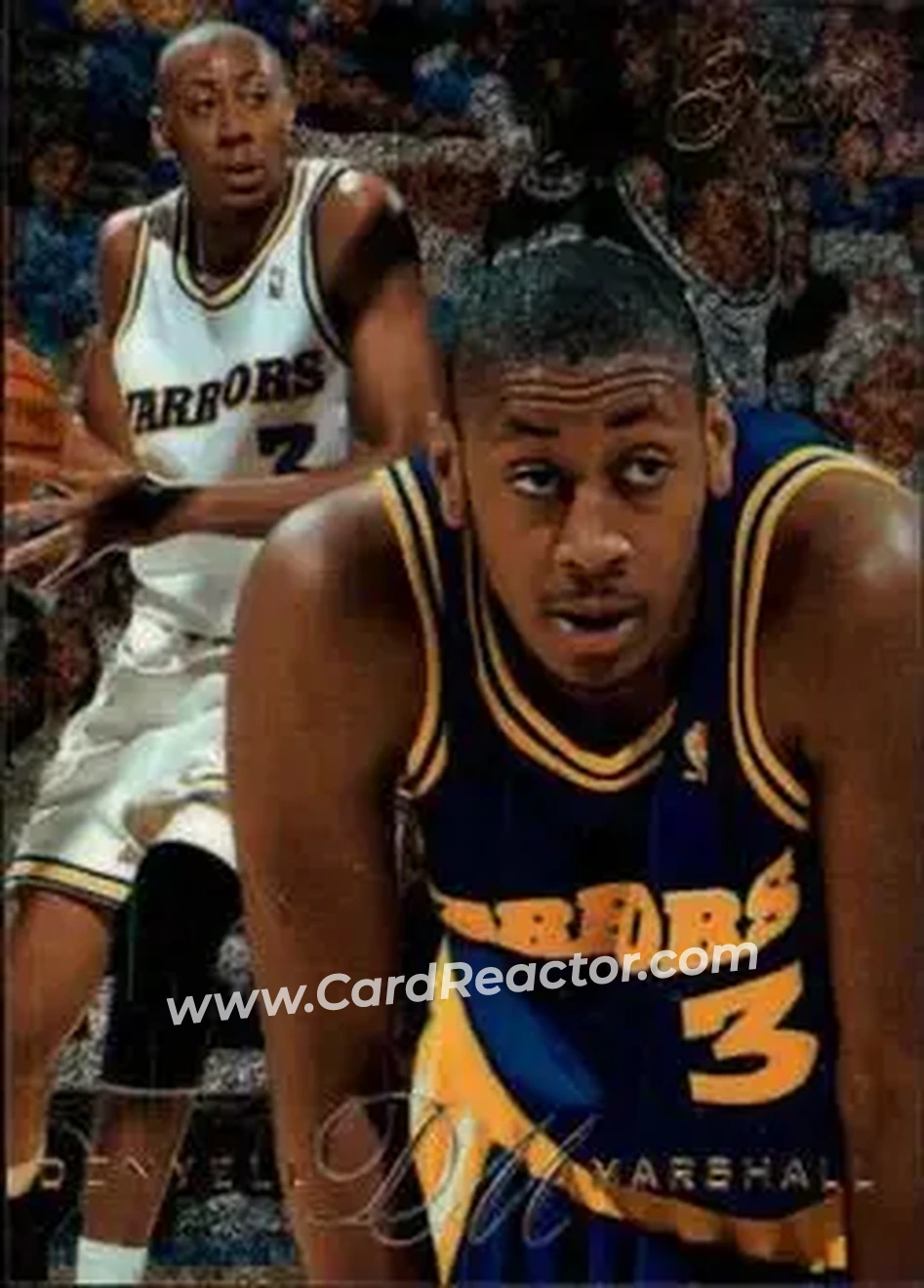 1995-96 Flair #43 - Donyell Marshall - Golden State Warriors - Front