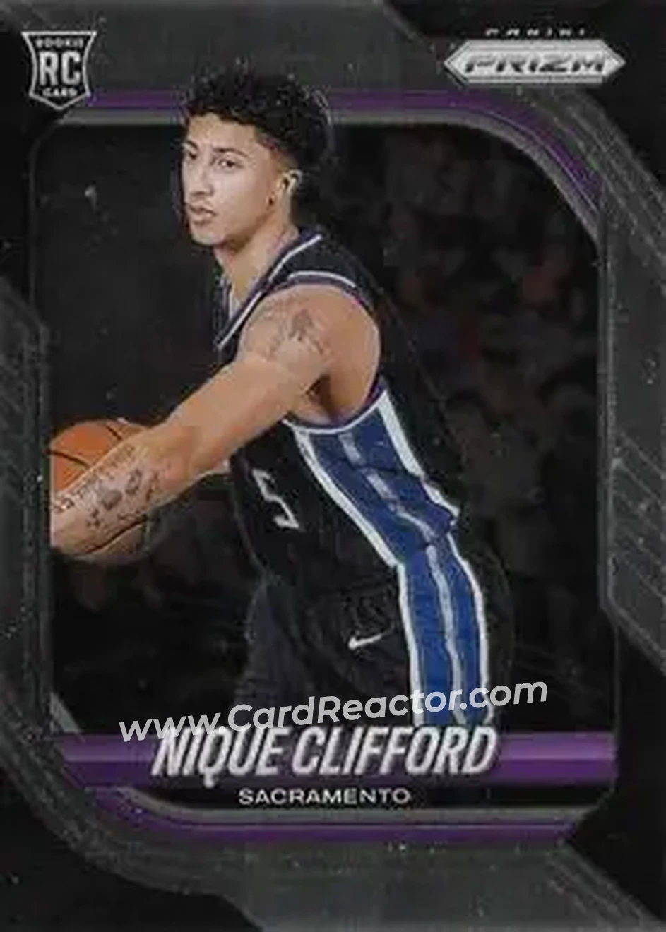 2025-26 Panini Prizm #19 - Nique Clifford - Sacramento Kings - Front