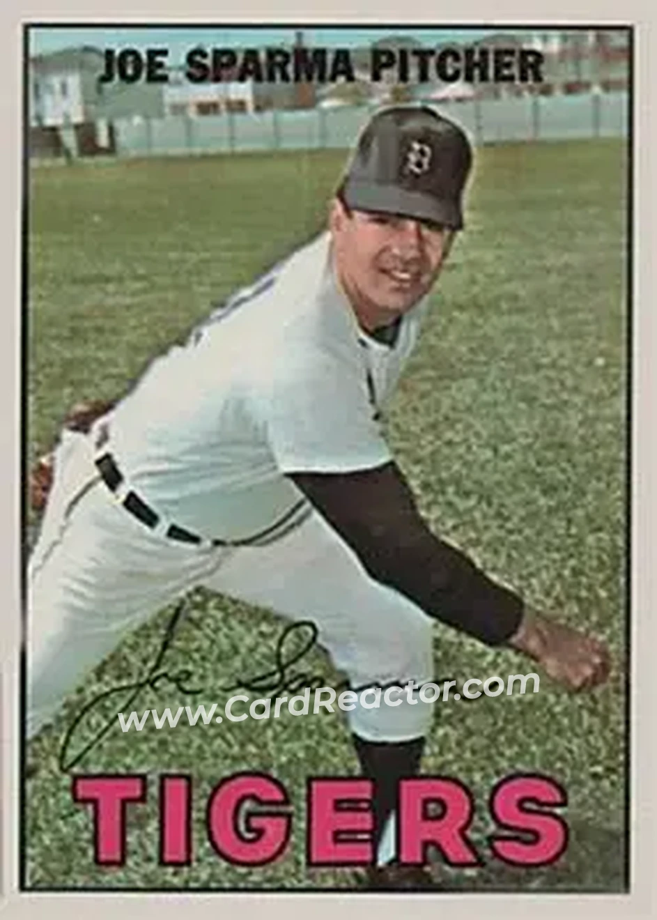 1967 Topps #13 - Joe Sparma - Detroit Tigers - Front