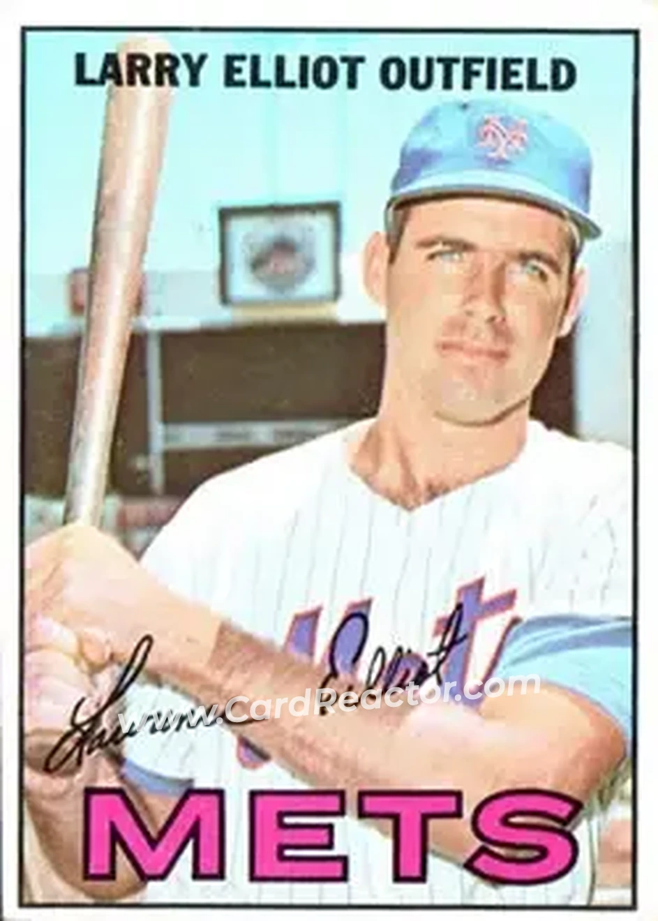 1967 Topps #23 - Larry Elliot - New York Mets - Front