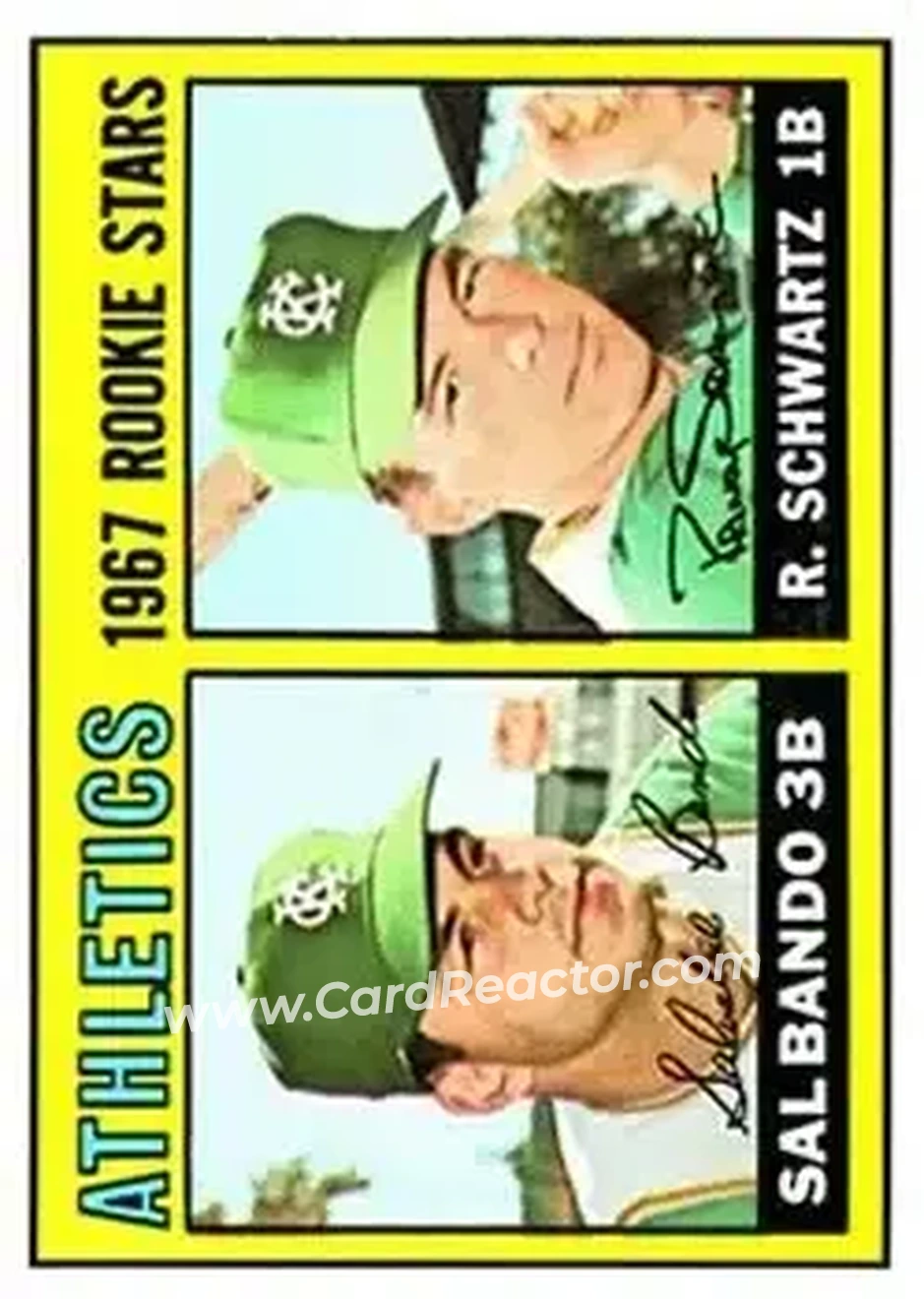 1967 Topps #33 - Card #33 - Kansas City Athletics - Front