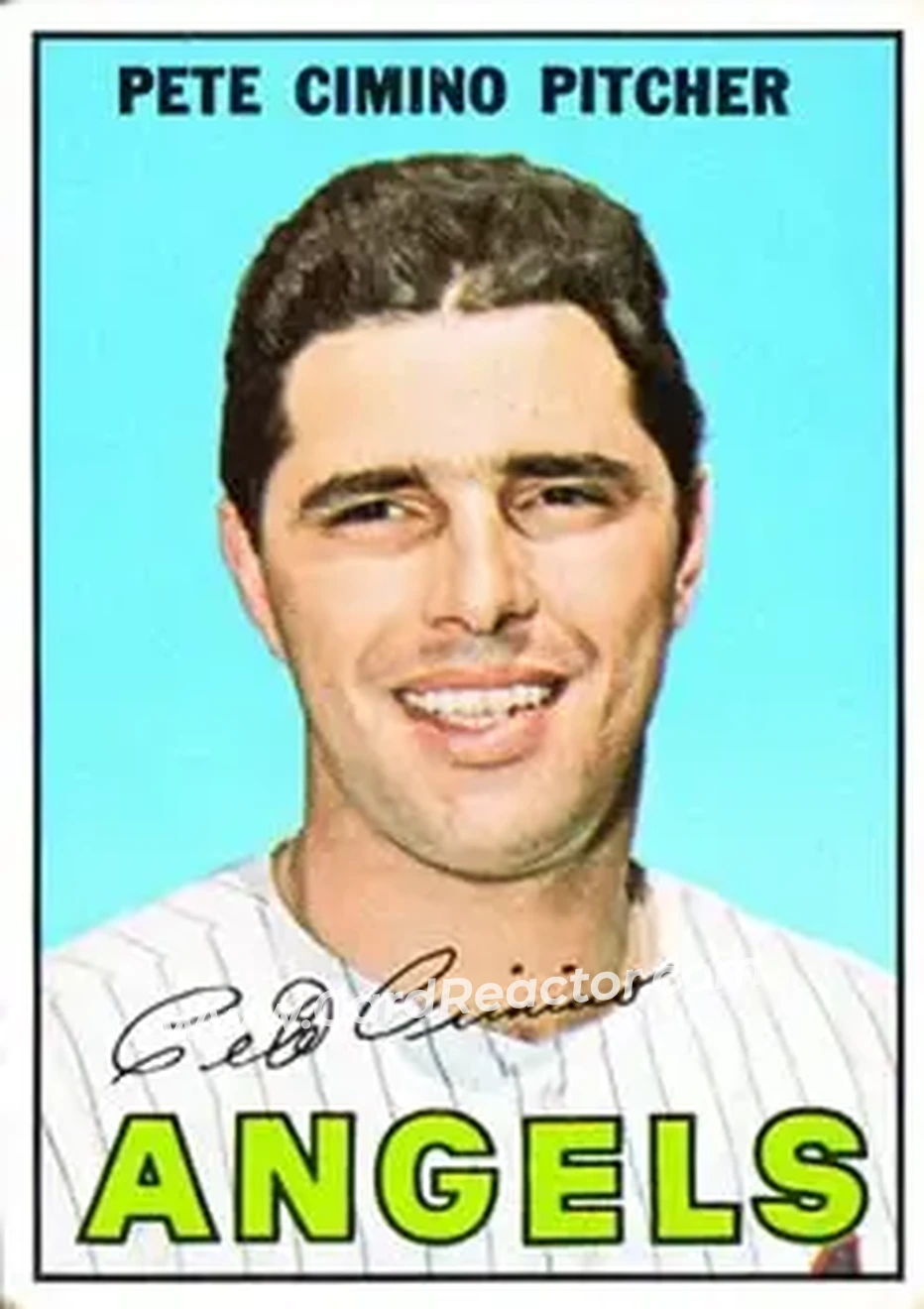 1967 Topps #34 - Pete Cimino - California Angels - Front