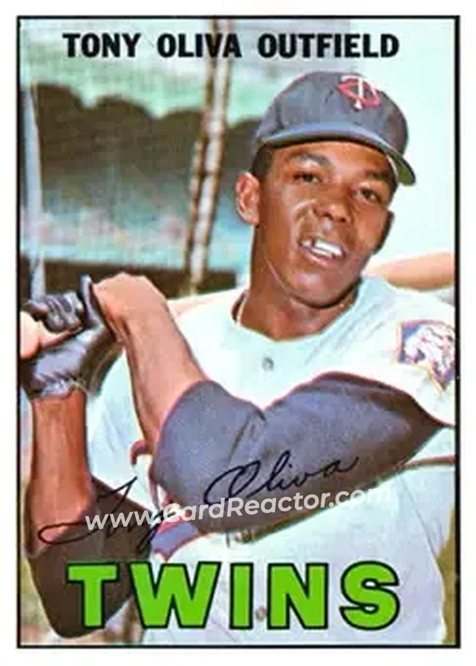 1967 Topps #50 - Tony Oliva - Minnesota Twins - Front