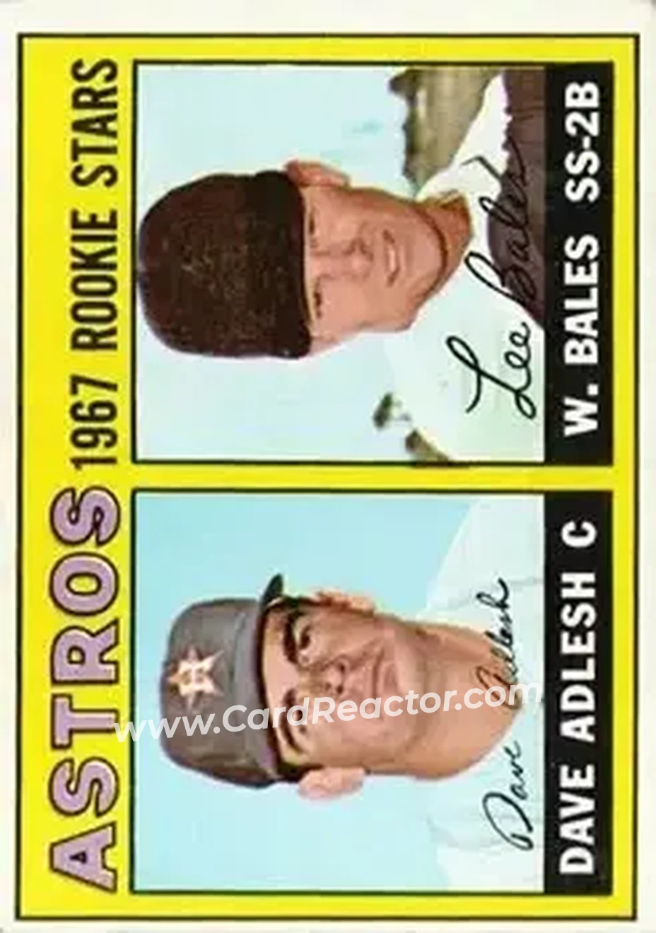 1967 Topps #51 - Card #51 - Houston Astros - Front