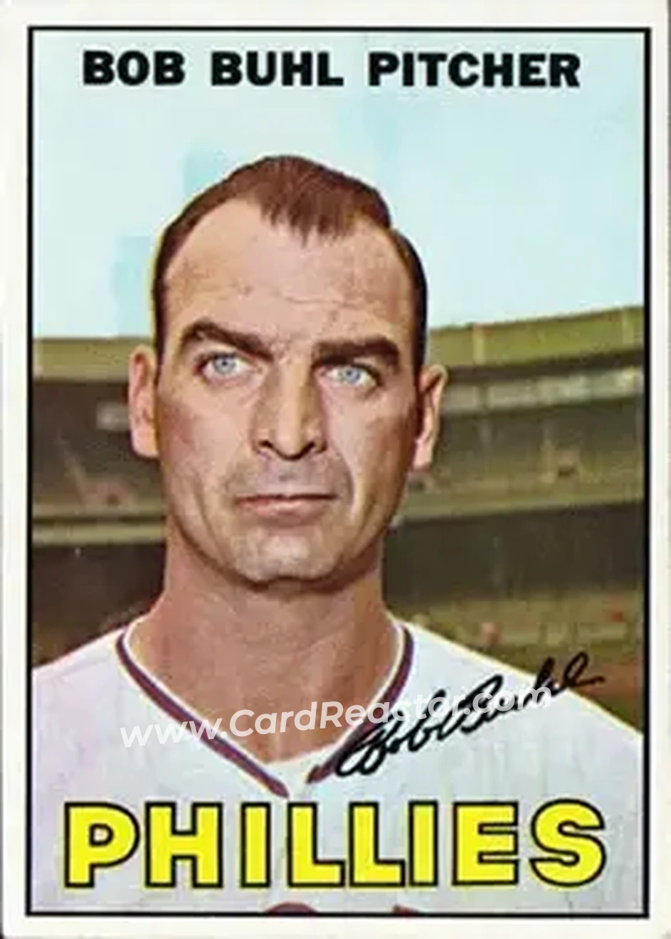 1967 Topps #68 - Bob Buhl - Philadelphia Phillies - Front