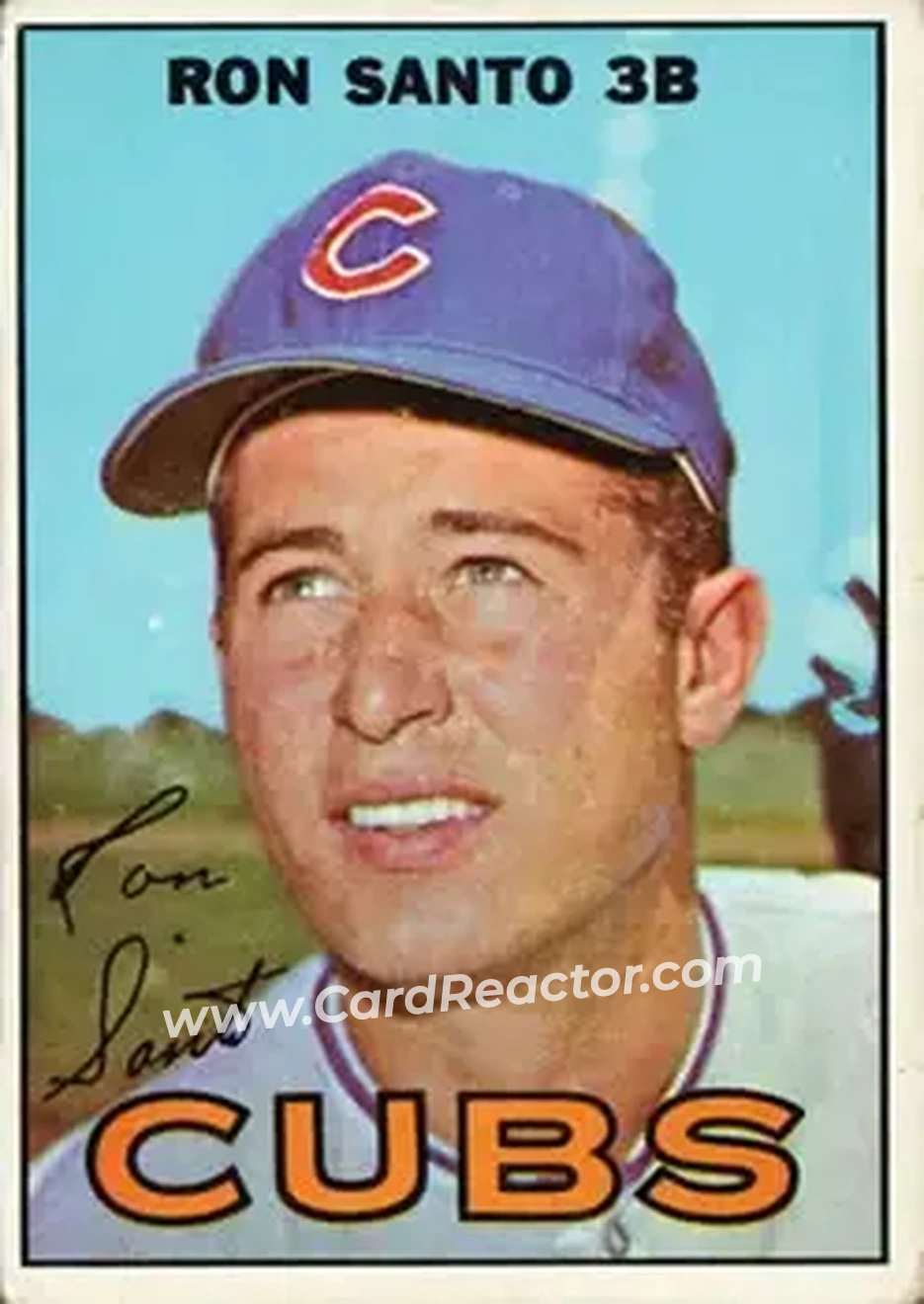 1967 Topps #70 - Ron Santo - Chicago Cubs - Front