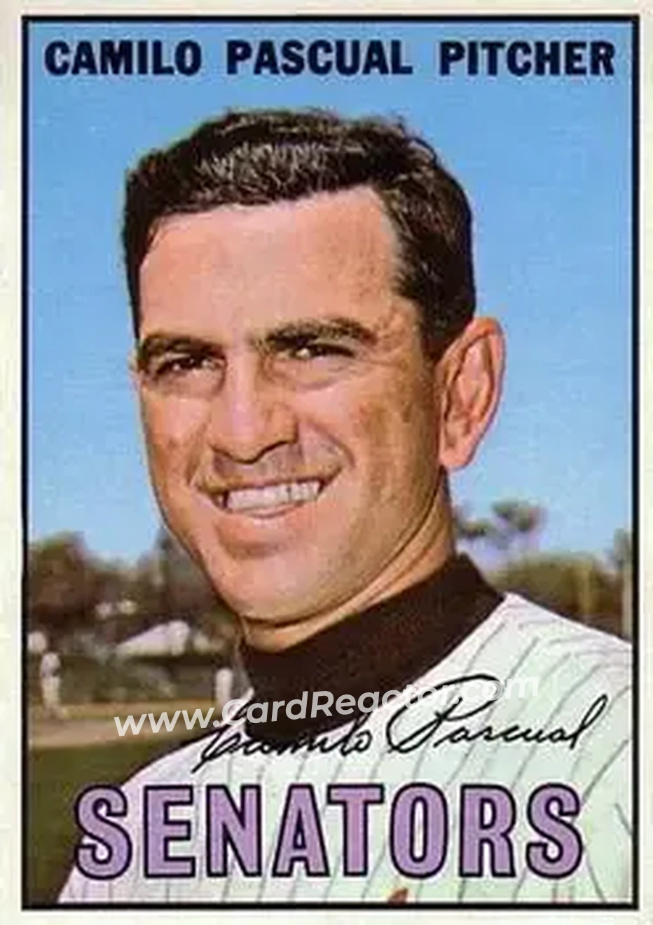 1967 Topps #71 - Camilo Pascual - Washington Senators - Front