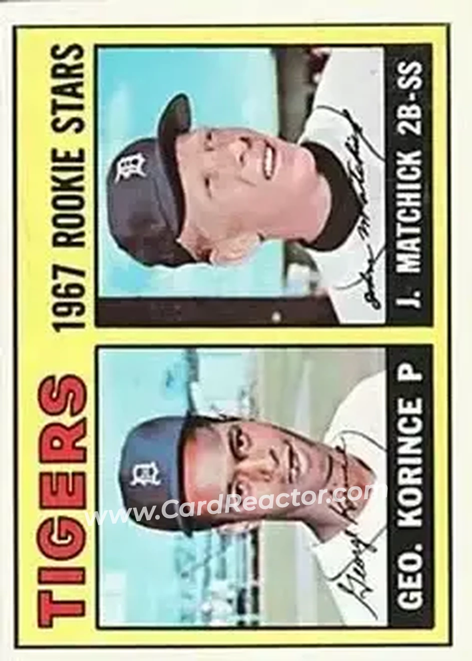 1967 Topps #72 - Card #72 - Detroit Tigers - Front