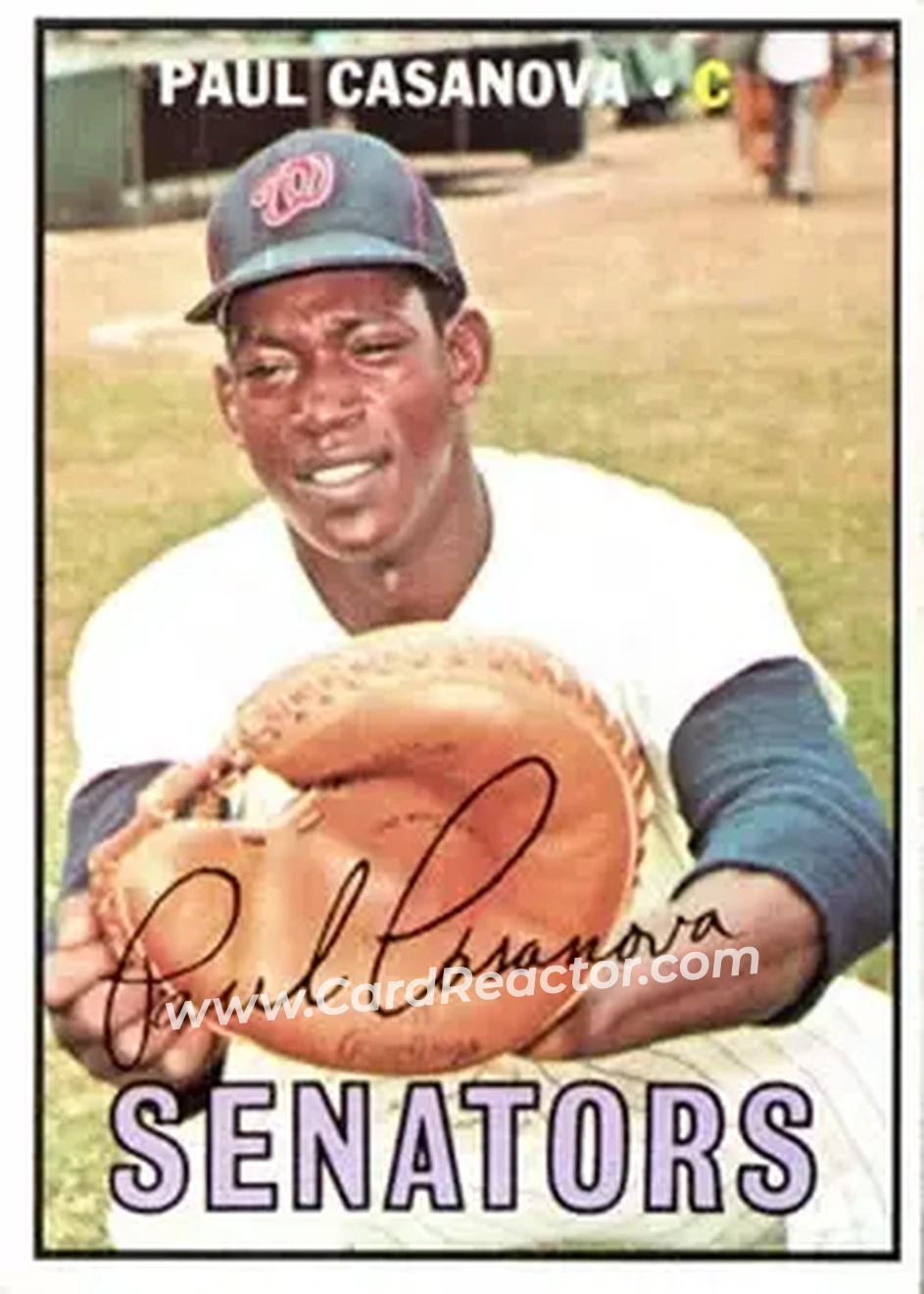 1967 Topps #115 - Paul Casanova - Washington Senators - Front