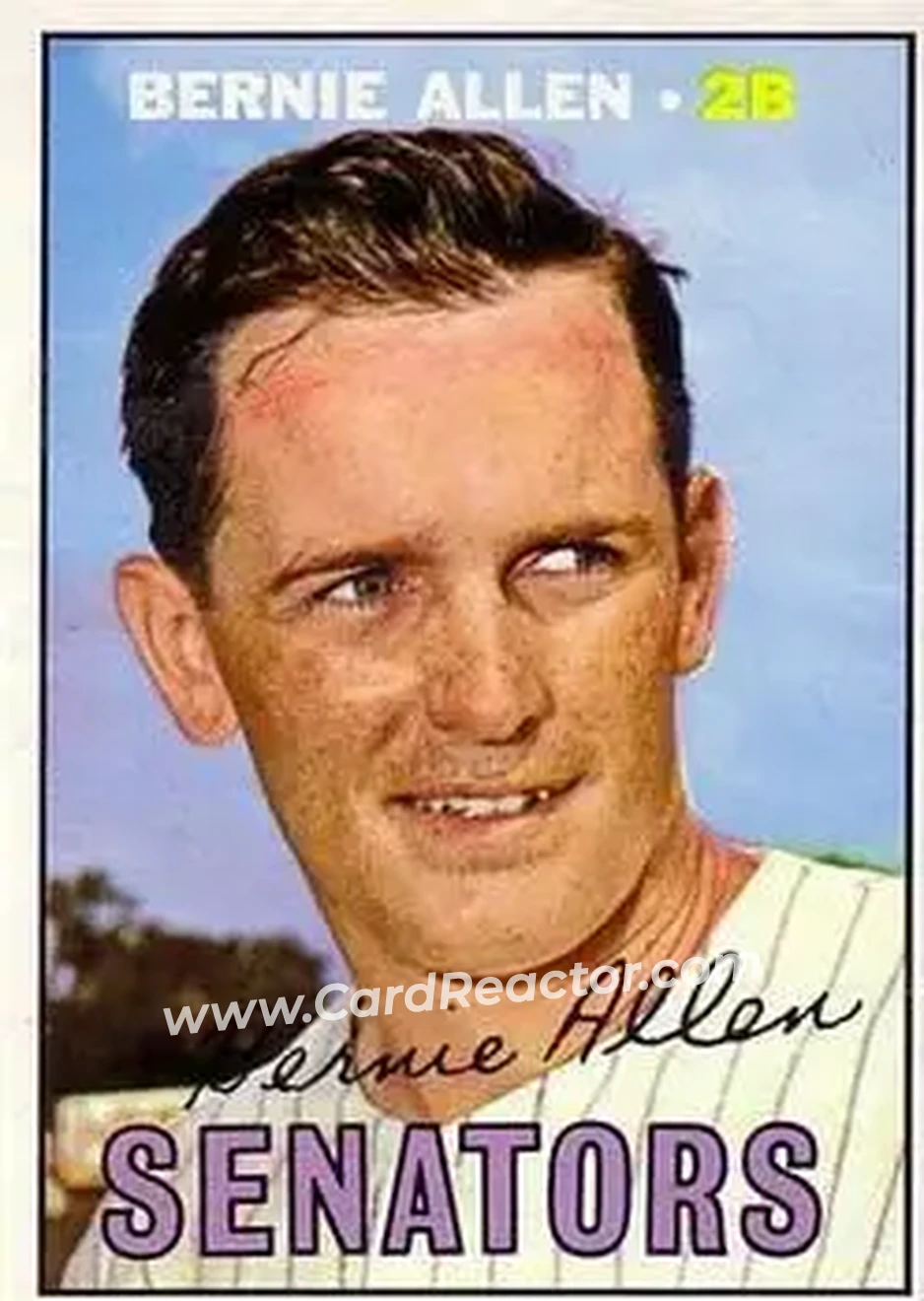 1967 Topps #118 - Bernie Allen - Washington Senators - Front 1967 Topps #118 - Bernie Allen - Washington Senators - Front