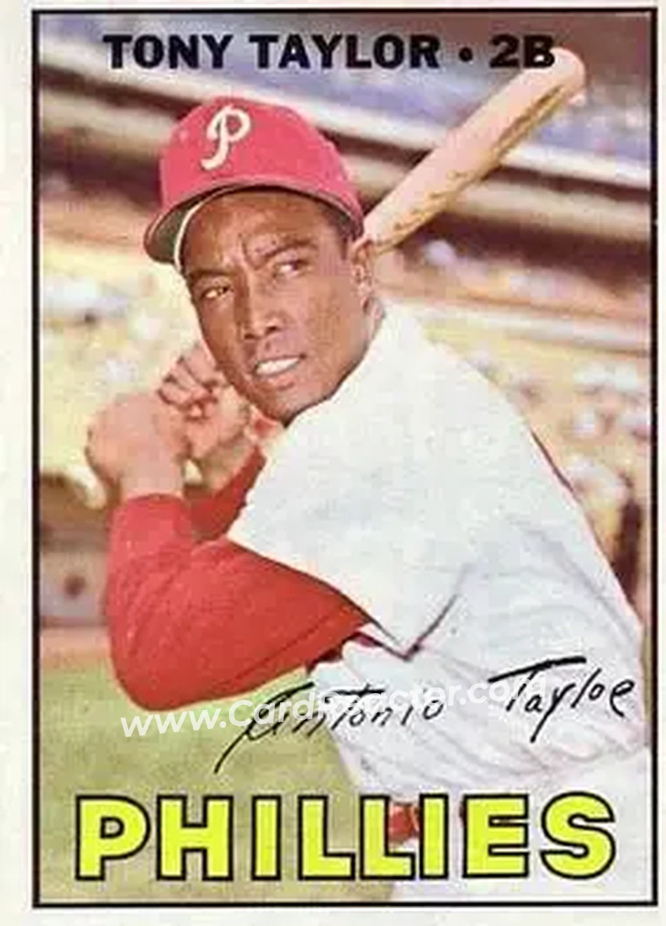 1967 Topps #126 - Tony Taylor - Philadelphia Phillies - Front