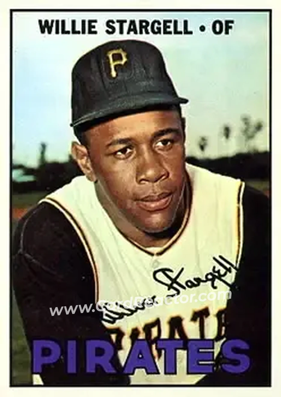 1967 Topps #140 - Willie Stargell - Pittsburgh Pirates - Front