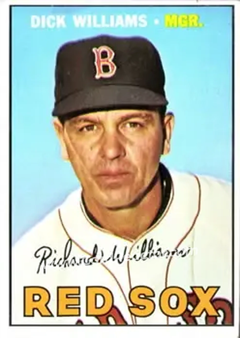 1967 Topps #161 - Dick Williams - Boston Red Sox - Front