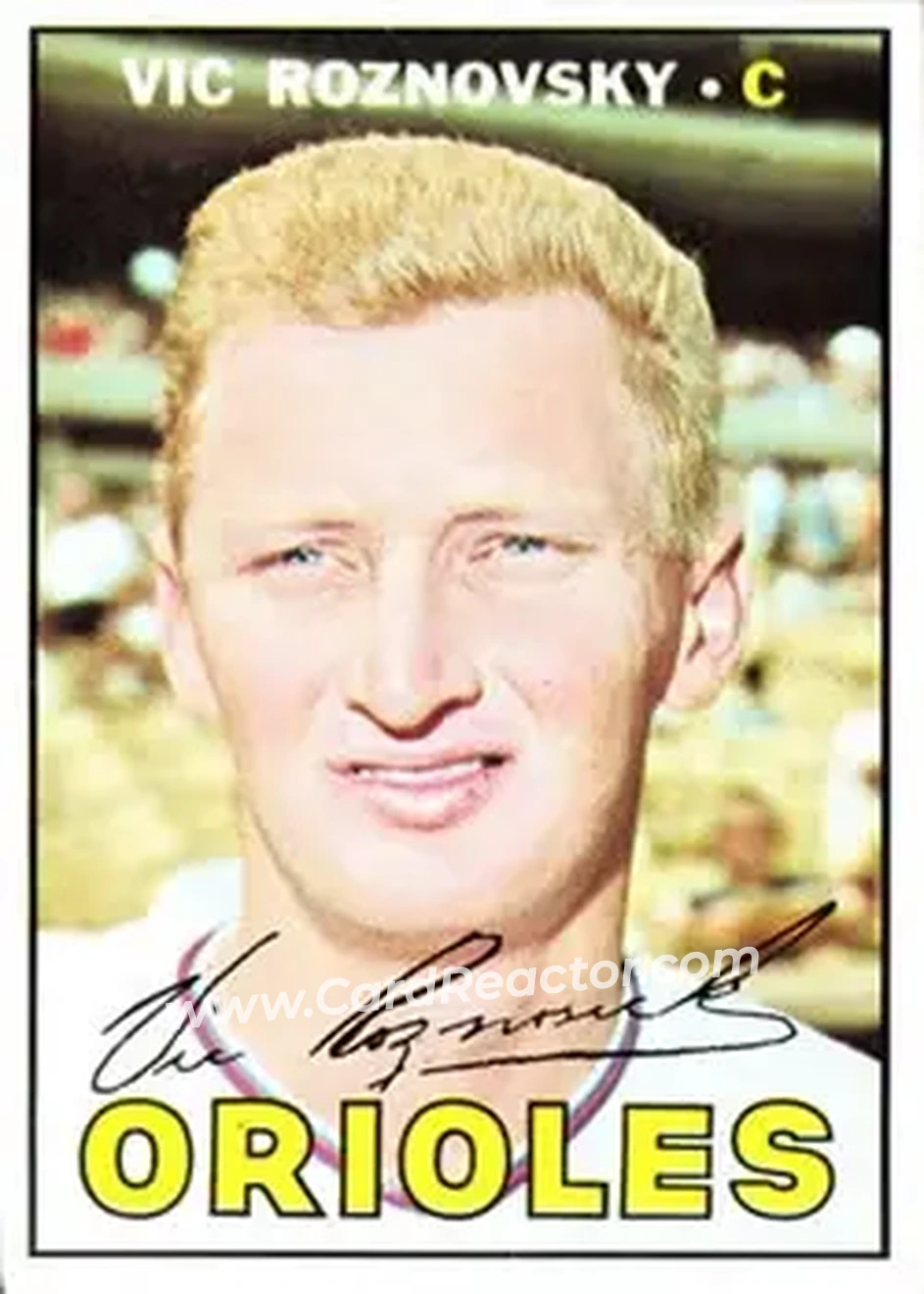 1967 Topps #163 - Vic Roznovsky - Baltimore Orioles - Front