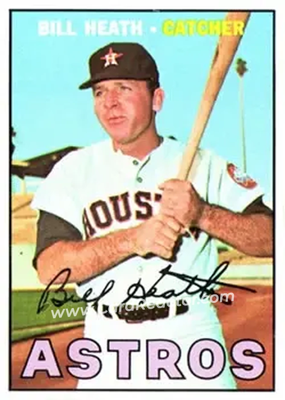 1967 Topps #172 - Bill Heath - Houston Astros - Front