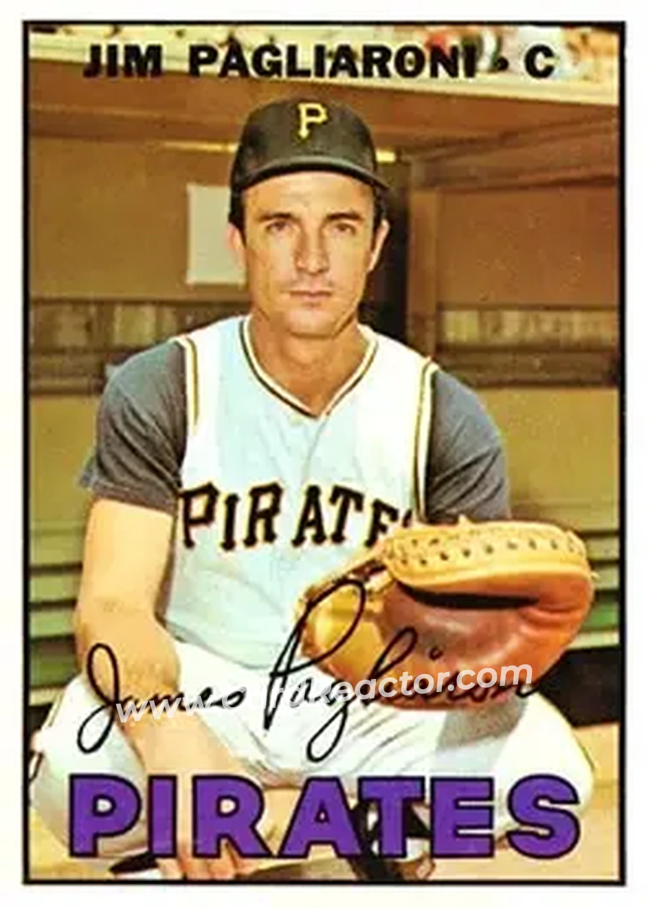1967 Topps #183 - Jim Pagliaroni - Pittsburgh Pirates - Front