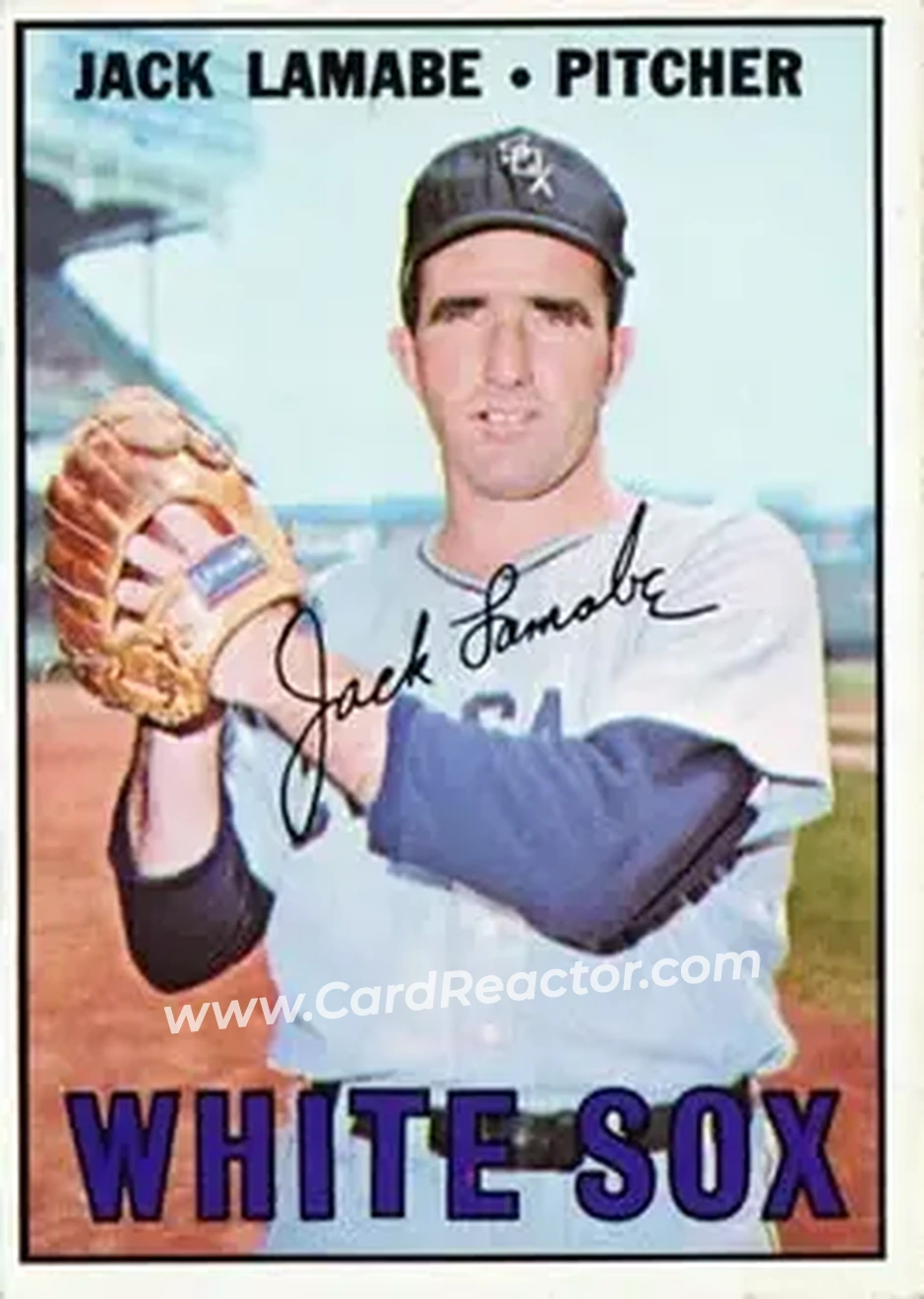 1967 Topps #208 - Jack Lamabe - Chicago White Sox - Front