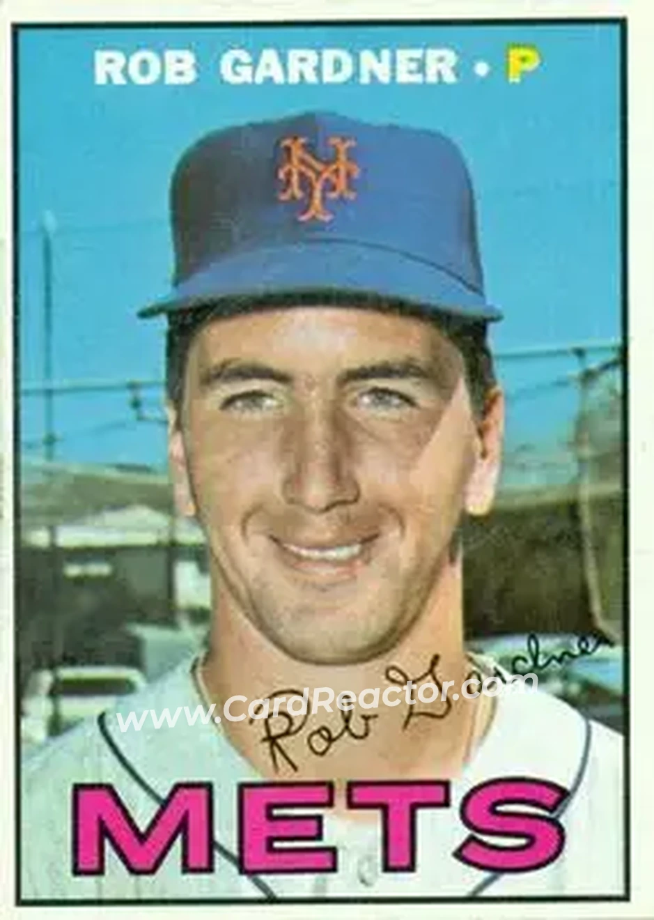 1967 Topps #217 - Rob Gardner - New York Mets - Front