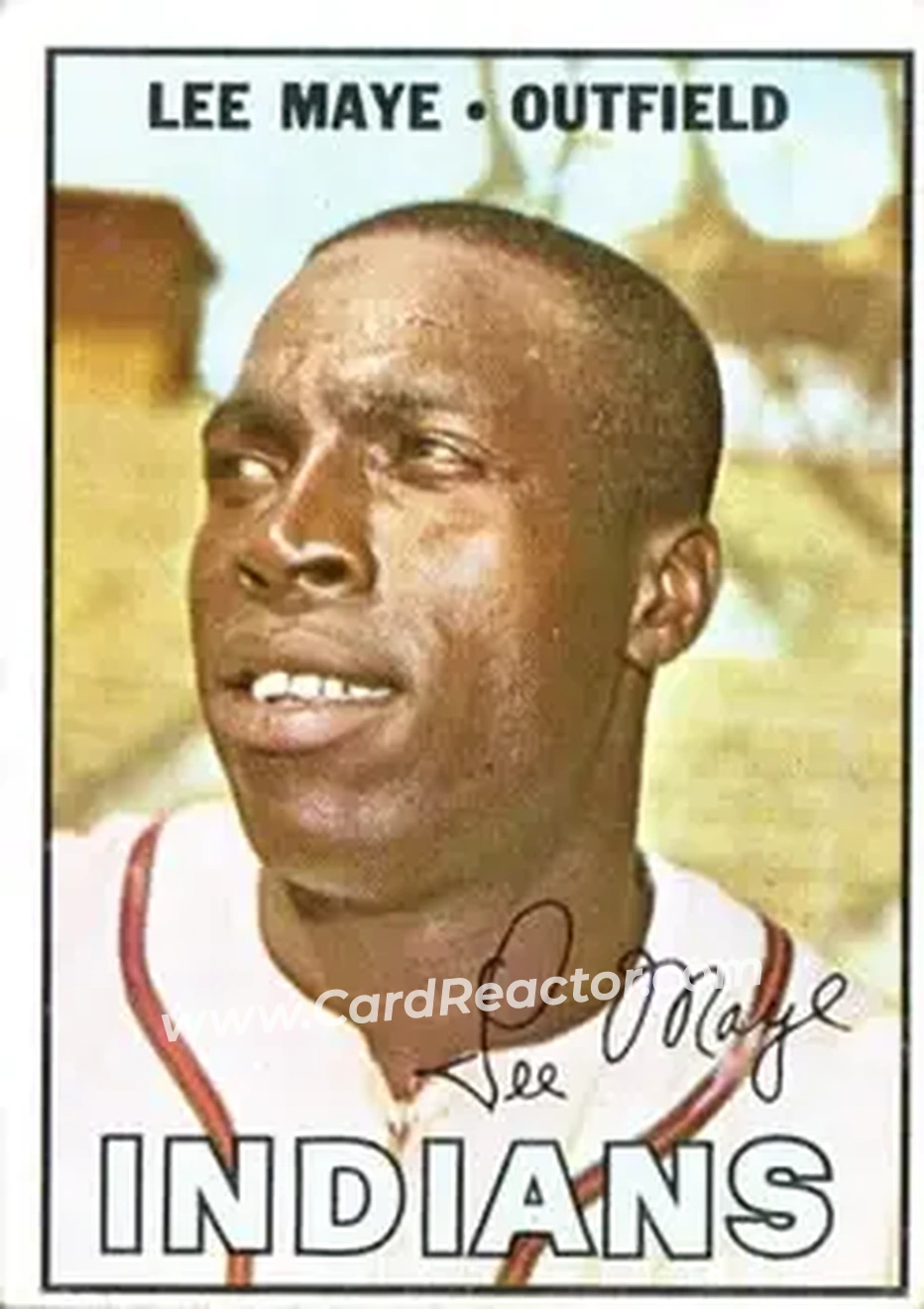 1967 Topps #258 - Lee Maye - Cleveland Indians - Front 1967 Topps #258 - Lee Maye - Cleveland Indians - Front