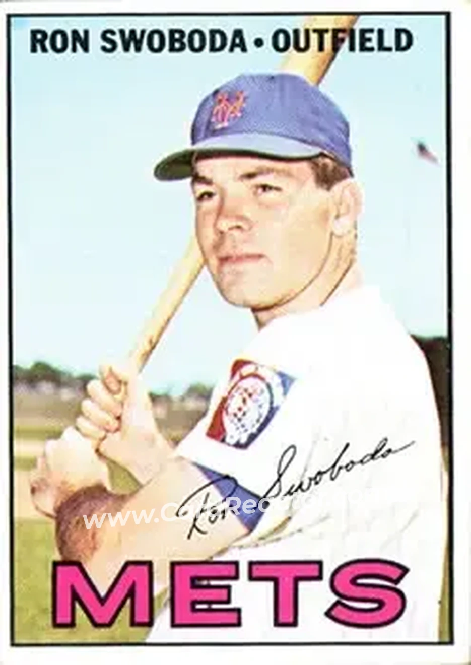 1967 Topps #264 - Ron Swoboda - New York Mets - Front 1967 Topps #264 - Ron Swoboda - New York Mets - Front